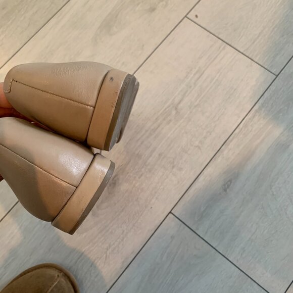 Ballet Flat, Pointed Toe, Tan Leather – Franko Sarto Size 10 - Picture 3 of 5